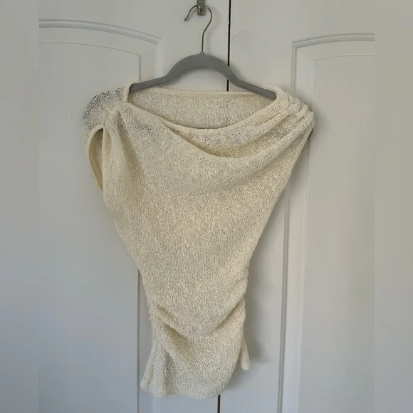 Meshki Cream Maxi Skirt & Knit Top Set - Picture 5 of 12